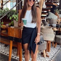 Beachy Clothes, Dubai Style, Instagram Coffee, Zara Skirts, Outfits Verano, Looks Chic, O Clock, Spring Summer Outfits, Outfits Casuales