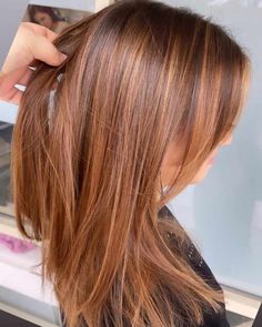 Red Balayage Hair On Light Brown Hair, Auburn Ginger Hair, Copper Balayage Hair, Balayage Hair Ideas, Hair Color Light, Copper Balayage, Kadeřnické Trendy