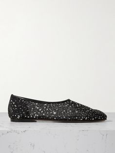 Put a glistening step forward in Emme Parsons' 'High Throat' ballet flats. They're crafted from mesh and sprinkled with silver glitter to replicate a starry night sky. Keep them in focus with shorter hemlines. Emme Parsons, A Starry Night, Starry Night Sky, In Focus, Black Ballet Flats, Ballet Flat Shoes, Ballet Flat, Leather Slip Ons, Silver Glitter