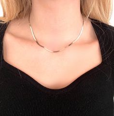 This gorgeous 14k solid gold herringbone chain is a must-have. This piece will look gorgeous for everyday wear or dressed up and will be a keepsake that will last forever. Materials: 14k Yellow Gold | 14k White Gold Measurements: Available in 16" and 18" | chain measures 4.6 mm wide Minimalist 14k Gold Herringbone Necklace With Box Chain, Dainty Herringbone Necklace With Box Chain, Dainty Everyday Herringbone Necklace With Box Chain, Minimalist 14k Gold Snake Chain Necklace, Dainty Snake Chain Necklace, Minimalist Herringbone Necklace With Box Chain As Gift, Minimalist Herringbone Necklace With Snake Chain, Classic 14k Gold Snake Chain Necklace As A Gift, Classic 14k Gold Snake Chain Necklace For Gift