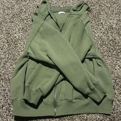 Size Small Green Brand Is Cotton On Never Worn Green Zip Up Hoodie Outfit Aesthetic, Green Zip Up, Green Zip Up Hoodie, Coats Women, Hoodie Green, Green Brands, Teddy Jacket, Green Fabric, Zip Up Hoodie