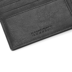 * Genuine leather that gets better looking with every use
 * Lucleon gift box included
 * Keep your private information safe with RFID-blocking technology
 * Roomy bifold design
 * Designed in Denmark Black Leather Trifold Card Holder, Black Bifold Wallet For Daily Use, Black Bifold Wallet With Interior Card Slots, Everyday Black Trifold Wallet With Smooth Grain, Black Leather Wallet With Rfid Blocking, Black Leather Trifold Wallet For Business, Classic Black Trifold Wallet With Card Slots, Black Bifold Card Holder, Classic Black Bifold Card Holder