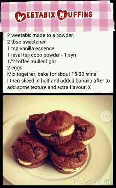 the recipe for chocolate muffins is shown in two different languages