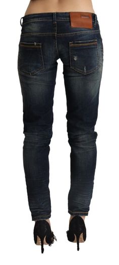 Exude sophistication with our stunning new arrival, a pair from Acht that epitomizes casual luxury. Designed for a discerning fashionista, these jeans feature a low waist, skinny silhouette that perfectly contours to your shape, providing an impeccable fit and showcasing your fashion-forward style. Details include: Material: 99% Cotton, 1% Polyester Country of origin: Italy Color: Dark Blue Zipper and button closure Subtle yet distinguished Acht logo details Mens Lightweight Jacket, Men Parka, Low Waist Jeans, Jean Crafts, Denim Jacket Men, Women Denim Jeans, Jeans Color, Colored Denim, Low Waist