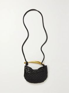 Black Sardine mini embellished intrecciato leather shoulder bag | BOTTEGA VENETA | NET-A-PORTER Bottega Veneta Bags, Fall Shopping, Net A Porter, Bottega Veneta, Women Collection, Leather Shoulder Bag, Luxury Design, Porter, Branding Design