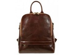 Great Shopping WOMEN๏ฟฝS BROWN LEATHER BACKPACK CONVERTIBLE BAG - REGENERATION by Time Resistance, bags Elegant Brown Standard Backpack, Elegant Brown Backpack With Adjustable Strap, Elegant Brown Backpack Bag, Elegant Brown Backpack, Luxury Brown Leather Backpack For Office, Elegant Brown Backpack With Leather Backing, Luxury Brown Satchel Backpack, Elegant Brown Backpack-style Shoulder Bag, Elegant Brown Backpack Shoulder Bag