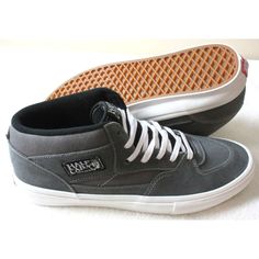 Vans Men's Skate Half Cab Suede Canvas Grey White Shoes Classic Nib. (U.S.) Brand New In Men's Sizes. (U.S.) Vans Men's Skate Half Cab Shoes. Grey And White In Color. Brand New With The Original Box These Shoes Are Super Comfortable & Classic! (Box May Have Minor Signs Of Wear But Is Complete) Extra Grey Laces Are Included. Vans Style # Vn0a5fcd1xm. These Shoes Are A Must Have For The Vans Fan & Perfect For Wearing All Year Round. As Always We Guarantee Authenticity. Please Email Us With Any Que Vans High-top Skate Shoes With Textured Sole, High-top Vans Skate Shoes With Textured Sole, Vans Leather High-top Sneakers With White Sole, Vans Skate Shoes With Textured Sole And Round Toe, Vans Skate Shoes With Textured Sole, Vans Leather Skate Shoes With Round Toe, Leather Vans Skate Shoes, Vans Leather Slip-on Skate Shoes, Outfit References