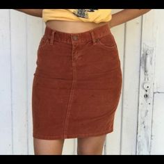 It’s Fall It’s Fall Limited Edition 1969 Style Gap Burnt Orange Corduroy Skirt Retro Mini Length Bottoms For Fall, Casual Brown Bottoms By Gap, Casual Lined Skirt Bottoms By Gap, Gap Casual Fitted Mini Skirt, Vintage Mini Bottoms For Fall, Vintage Mini Length Bottoms For Fall, Vintage Mini-length Fall Bottoms, Fitted Cotton Skirt By Gap, Vintage Lined Skirt For Day Out