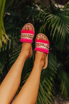 This sandal runs more true to size. In Hot, Hot Pink, Running, Sandals, Luxury Fashion, Pink, Fashion Trends