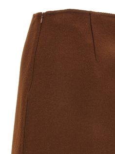 100% virgin wool Chic Wool Flared Skirt, Wool Flared Skirt For Work, Wool Flared Skirt Bottoms For Workwear, Elegant Brown Flared Mini Skirt, Elegant Formal Mini Skirt For Winter, Tailored Elegant Winter Skirt, Chic Wool Flared Skirt Bottoms, Elegant Tailored Winter Skirt, Tailored Elegant Skirt For Winter