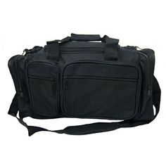 Deluxe Heavy Duty Club Sports Duffle Bag Zippered main compartment, two zippered side pockets, front expanded zippered pocket, protruding bottle pocket, handle & adjustable strap. Great bag for Travel, for Gym, for any Sports MATERIAL:600D Polyester SIZE: 20" X 10" X 10" COLORS: BLACK BLACK / ROYAL BLACK / RED BLACK / NAVY Size: large.  Age Group: adult. Black Duffle Bag, Navy Bag, School Gym, Travel Sports, Bag For Travel, Duffle Bag Travel, Duffle Bags, Big Bags, Bags Travel