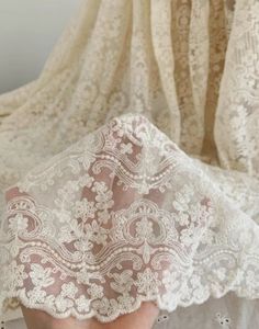 Ivory Beige Lace Fabric, Embroidered Tulle Cotton Fabric, Retro Elegant Lace Fabric, DIY Curtain Tablecloth Fabric, 49'' Width By The Yard 💕-Size: 1.25*0.9 M/49.21*35.43 inch. Sold by one yard. The fabric is continuous. 💕-We offer a variety of fashion fabric，those are widely use for wedding dress，garment and fashion cloth. 💕-If you want wholesale, please contact the merchant first to get a discount or offer. 💕-Once I receive your order, I will begin production for you. The production time is Bridal Headwear, Bridal Lace Fabric, Chevron Patterns, Embroidered Lace Fabric, Party Kleidung, Amazing Lace, Tablecloth Fabric, Embroidered Tulle, Retro Fabric