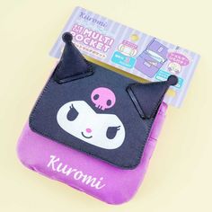 Kuromi Die-Cut Multi-Pocket Sling Bag - Blippo Kawaii Shop Kawaii Bags With Card Slots For Everyday Use, Cute Kuromi, Adjustable Bag Strap, Adjustable Bag, Lisa Frank, Mini Pouches, Kawaii Shop, Cute Stationery, Welcome Gifts