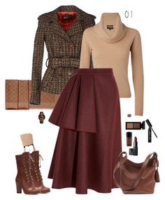 "Rok the skirt - no typo" by riquee ❤ liked on Polyvore featuring Louis Vuitton, SinÃ©quanone, ESCADA, Roksanda Ilincic, Coach, Ganni, Jean-Paul Gaultier, Versace, MUNNU The Gem Palace and MAC Cosmetics Hoc Autumn, Professor Style, Felt Skirt, Gem Palace, Seasonal Palette, Roksanda Ilincic, Over 60 Fashion, Stylish Skirts