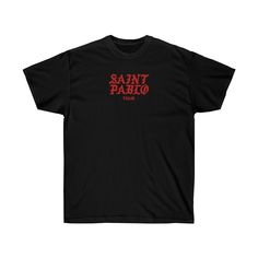 Saint Pablo Tour Kanye West Unisex Concert T-Shirt-L-Black-Archethype Kanye West Saint Pablo, Saint Pablo Tour, Saint Pablo, Kanye Yeezy, Merch Ideas, Concert T Shirt, Tour Merch, Concert Tshirts, Tour T Shirts