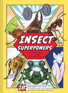 the book cover for insect super powers