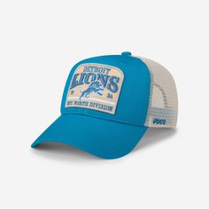 Detroit Lions Truckstop Patch Trucker RF Cap FOCO - FOCO.com Collegiate Hats With Logo Patch For Game Day, Throwback Flat Bill Trucker Hat For Baseball Season, Curved Bill Hat With Team Logo For Sports Event, Throwback Trucker Hat For Baseball Season, Adjustable Collegiate Trucker Hat With Curved Bill, Game Day Trucker Hat With Embroidered Logo, Game Day Snapback Dad Hat With Embroidered Logo, Throwback Baseball Trucker Hat, Game Day Embroidered Logo Snapback Dad Hat