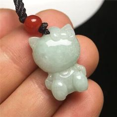 Cute Women Girl's Hello Kitty Jade Necklace Pendant Jewelry Birthday Gift | eBay Hello Kitty Charms, Jade Necklace Pendant, Jade Necklace, Jewelry Birthday, Birthday Jewelry Gift, Cute Woman, Necklace Pendant, Pendant Jewelry, Women Girl