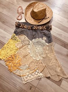 Cowgirl Stevie Nicks style crochet doily denim skirt | Etsy Bohemian Lace Patchwork Bottoms For Spring, Summer Festival Bottoms With Crochet Lace, Bohemian Crochet Bottoms For Festival, Bohemian Crochet Lace Bottoms For Festival, Festival Skirt With Lace Trim, Summer Festival Lace Skirt, Spring Festival Crochet Bottoms, Bohemian Spring Bottoms With Crochet Lace, Spring Bohemian Bottoms With Crochet Lace