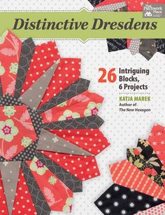 the front cover of this book shows an assortment of different patterns and designs on it