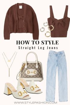 How to style the high waisted straight leg jeans from Abercrombie. I’m obsessed with the cross botton front. #LTKBeMine #LTKstyletip Spring Street Style Casual, Date Night Outfits Spring, Dressy Spring Outfits, Mom Outfits Spring, High Waisted Straight Leg Jeans, Trendy Spring Outfits, Spring Outfits Dresses, Dad Jeans, Spring Fashion Outfits