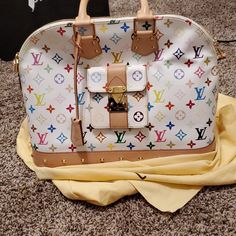 Kept In Dust Bag Overall Minor Wear Minor Scratches And Marks. Inside So Clean. Leather Is Still Light! Keys And Lock And Dustbag Included. Also Have A Extra Louis Vuitton Box To Put Her In If Requested Louis Vuitton Box, Louis Vuitton Multicolor, Bags Louis Vuitton, Louis Vuitton Bags, Louis Vuitton Bag, Dust Bag, Bag Lady, Louis Vuitton, Monogram