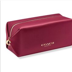 Questions? Leave A Comment Below! See Pictures For Size And Details From Fragrance Collection Red Zipper Cosmetic Bag, Chic Red Rectangular Pouch, Red Cosmetic Bag With Zipper, Portable Rectangular Pouch, Elegant Red Travel Pouch, Chic Rectangular Zipper Cosmetic Bag, Red Rectangular Cosmetic Bag With Zipper, Chic Cosmetic Bag With Zipper Closure As Gift, Rectangular Red Cosmetic Bag With Zipper