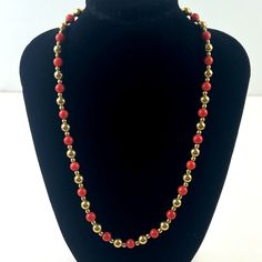 Solid 18K Yellow Gold Coral Bead Necklace Italy ~16” QVC Elegant Feminine 12.1g. Condition is Pre-owned. Shipped with USPS Ground Advantage. Coral Beads Necklace, Elegant Feminine, Coral Beads, Bead Necklace, Beaded Necklace, Fine Jewelry, Coral, Yellow Gold, Italy