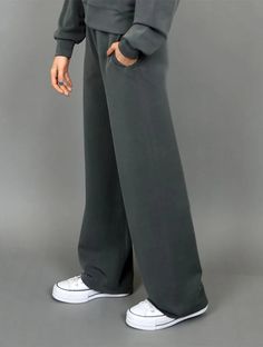 Do you love comfort and versatility? Product Description: Introducing our Modal Wide Leg Pants in the versatile shade of DK IVY! These comfy pants are perfect for transitioning weather, and can be dressed up or down to suit your style. Made with super soft fabric, you'll never want to take them off. Pair with your favorite top and a black or denim jacket for a complete and trendy look. Material: 80% Rayon 20% Nylon Comfy Pants, Suits You, Soft Fabric, Leg Pants, Wide Leg Pants, Ivy, Soft Fabrics, Denim Jacket, Wide Leg