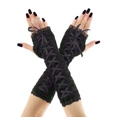 Gothic gloves are a stylish and edgy accessory that can add a touch of drama to any outfit. Typically made from materials like lace, or velvet, gothic gloves often feature intricate designs, such as studs, or intricate embroidery. Perfect for completing a gothic-inspired look or adding a touch of mystery to a more traditional outfit, gothic gloves are a versatile accessory that can elevate any ensemble. extra long fingerless gloves for womens, evening gloves in burlesque, vintage or occasions st Black Leg Warmers For Festival, Black Edgy Leg Warmers For Cosplay, Edgy Black Leg Warmers For Cosplay, Gothic Leg Warmers For Cosplay And Winter, Gothic Leg Warmers For Winter Cosplay, Gothic Leg Warmers For Cosplay In Winter, Black Punk Leg Warmers For Halloween, Black Stretch Leg Warmers For Cosplay, Stretch Black Leg Warmers For Cosplay