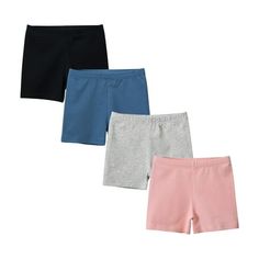 Phenas 4 Pack Cotton Toddler Girls Bike Shorts Cartwheel Shorts Under Dress Safety Shorts 2-7T; Nothing is more important than having a comfortable and well-fitting shorts for little girls in summer! Introducing our stylish and comfortable shorts for girls,perfect for dance,home daily wear,playing and bike. Made with hign quality cotton fabric,soft,breathable,durable and sweat absorbing;It can offer your girls free feeling and enjoy her palying and sport time! Our colorful shorts can be worn wit Toddler Girl Bike, Shorts Under Dress, Sport Time, Free Feeling, Colorful Shorts, Safety Shorts, Shorts For Girls, Comfortable Shorts, Dance Shorts