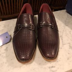 Brand New With Labels, Never Worn. Real Italian Leather. Brown Synthetic Dress Shoes For Formal, Brown Synthetic Dress Shoes For Formal Occasions, Brown Synthetic Dress Shoes For Formal Events, Elegant Brown Synthetic Dress Shoes, Elegant Brown Synthetic Leather Shoes, Mens Leather Loafers, Black Timberlands, Moccasins Mens, Brown Loafers