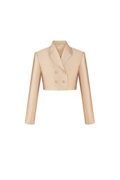 Amara Bolera Cropped V-Neck Taffeta Jacket | MEAN BLVD Designer Collection, Latest Fashion Trends, V Neck, Wardrobe, Fashion Trends