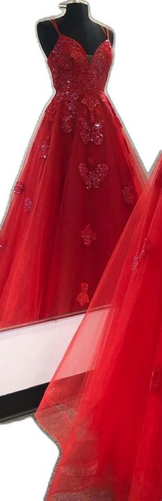 Formal Dresses Red, Lace Formal Dresses, Red Lace Prom Dress, Red Ball Gown, Gown Pictures, Lace Formal Dress, Red Ball, Red Evening Dress, Dress 2024