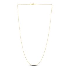 Dynamic diamond-cut beads of 14K yellow gold nestle to create this elegant women's 1.2mm beaded chain necklace. The 16-inch necklace secures with a lobster clasp. Beaded Chain Necklace, 20 Inch Necklace, 16 Inch Necklace, Jared The Galleria Of Jewelry, Diamond Cut, Beaded Chain, Elegant Woman, Lobster Clasp, Diamond Jewelry