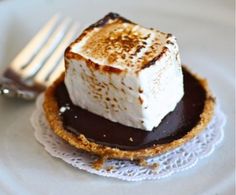 a piece of cake sitting on top of a white plate next to a silver fork