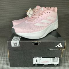 Adidas Duramo Sl W Running Trainer Athletic Shoe If7877 Condition: New With Box Gender: Women’s Color: Pink Size: Us 8 Please Note That The Colors May Appear Different Than They Actually Are Due To Differences In Electronics And Monitor/Screen Setup. Comes From A Smoke And Pet Free Home! See Pictures For Details. Pair In The Photo Is The Exact Pair That You Are Purchasing. Let Me Know If You Have Any Questions. Sku: S523 Adidas Running Shoes Women, Adidas Shoes Women, Pink Running Shoes, Adidas Running Shoes, Shoe Women, Running Trainers, Sport Shoes Women, Athletic Shoe, Pink Sports