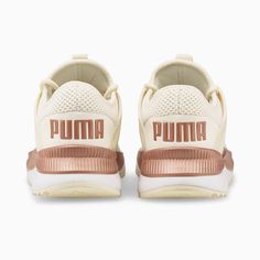 Dare to break the mold in the everyday comfort of Pacer. This sleek edition features a comfortable, sock-like fit, a lace-through TPU cage and metallic midsole piece for an elevated edge. Running With Stroller, Fenty X Puma, Long Distance Running, Sneakers Puma, Puma X, Tiny Cottons, Porsche Design, Slides Sandals, Ac Milan