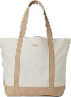 Casual Gap Bags For Everyday Use, Beige Canvas Shoulder Bag With Embroidered Logo, Everyday Beige Canvas Bag With Embroidered Logo, Casual Beige Bag With Logo, Beige Canvas Bag With Embroidered Logo For Everyday Use, Beige Canvas Bag With Embroidered Logo, Beige Embroidered Logo Canvas Tote Bag, Beige Canvas Tote Bag With Embroidered Logo, Everyday Canvas Shoulder Bag With Embroidered Logo