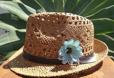 "Hats for women, fedora hat, straw hat, sun hat, buy online women fedora hats, sun hats, beach hats, custom hats & personalized hats for women. Jewelry & fashion accessories, original designs by kekugi. Best gift ideas !! This Stylish fedora hat is accented with leather strap with a fabric flower on the side. This hat is soft yet supple, making it light to wear yet durable to last for years. These womens hats are perfect for any summer activity - beach, traveling, vacation It complements Spring Bohemian Fedora With Curved Brim, Bohemian Spring Fedora With Curved Brim, Bohemian Adjustable Fedora For Spring, Spring Crochet Hat With Flat Brim In Toquilla Straw, Bohemian Fedora Sun Hat For Garden Party, Bohemian Adjustable Sun Hat For Garden Party, Bohemian Toquilla Straw Fedora For Kentucky Derby, Bohemian Fedora With Short Brim For Spring, Adjustable Bohemian Sun Hat For Garden Party