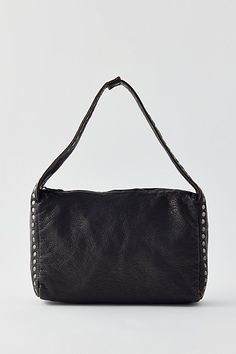 Boxy shoulder bag from Silence + Noise in premium faux leather. Zip top with metal stud detailing. Find it only at Urban Outfitters. Features Silence + Noise shoulder bag Boxy shape with metal accents Zip closure with a zippered pocket inside UO exclusive Content + Care PU, mixed metal Wipe clean Imported Size Dimensions: 11.4" w x 3.5" d x 6.7" h Strap drop: 7" | Silence + Noise Mona Shoulder Bag in Washed Black, Women's at Urban Outfitters Metal Accents, Shoulder Bag Black, Staple Pieces, Metallic Accents, Black Fits, Zip Top, Beauty Brand, Inside Pocket, Women's Accessories