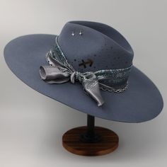 If You Were Born On December 1-21...This Is Your Sign. Meet Our December Sagittarius In Blue Topaz. Handcrafted By Stella Wilder For You Size: 57 Cm + Adjustable Strap For Custom Fit Hat Brand: Wyeth Brim Width: 4.25" Crown Height: 4.75” 100% Australian Wool Pinched Crown Ultra Wide, Flat And Stiff Brim The Above Description Lists Specific Hat Size. Most Hats Are One Size (57cm) And Size Down With The Adjustable Strap, Please Only Purchase If The Hat Is The Correct Size For You. Famous Country S Custom Wide Brim Hats, December Sagittarius, Famous Country Singers, Custom Fitted Hats, Born In December, Fashion Male, Ultra Wide, Birthday Hat, December 1