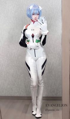 Neon Genesis Cosplay, Rei Ayanami Cosplay, Rei Cosplay, Evangelion Cosplay, Latex Cosplay, Evangelion Art, Cosplay Cute, Maid Cosplay, Rei Ayanami