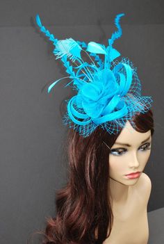 Sinamay Fascinator with feathers and hair comb.  Perfect Piece for a wedding, tea party or any other special occasion. -light and airy-available in different colorsI understand a last minute event may call for fast shipping.  This Fascinator is ready for immediate shipment!Shop more Fascinators in different colors and styles: https://www.etsy.com/shop/QueenSugarBee?section_id=17790047&ref=shopsection_leftnav_1Purchase matching silk scarf here: https://www.etsy.com/shop/QueenSugarBee?section_ Turquoise Headpiece For Summer Wedding, Turquoise Headpieces For Summer Weddings, Blue Feathered Wedding Fascinator, Elegant Turquoise Fascinator For Wedding, Elegant Turquoise Headpiece For Wedding, Turquoise Summer Wedding Headpiece, Summer Wedding Turquoise Headpieces, Elegant Turquoise Wedding Headpiece, Spring Turquoise Headpiece For Parties