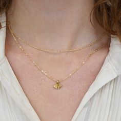 Ginkgo Necklace - Leaf pendant - Gold Filled delicate chain (B230) Delicate 14k Gold Filled Necklace, Gingko Tree, Mum Necklace, Gingko Biloba, Lily Necklace, Necklace Leaf, Gold Leaf Pendant, Phoenix Necklace, Feminine Necklace