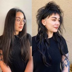 Shag Undercut, Hair Wishlist, Long Textured Hair, Long Fine Hair, Straight Layered Hair, Waist Length Hair, Long Shag Haircut, Long Shag, Mullet Haircut