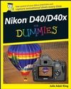 the book cover for nikon d400 / dx dummies