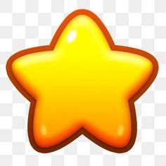 an orange and yellow star icon on a white background, with no background clipping