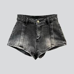 Bring out the edgy vibe this summer with our 2023 Summer Collection of dark retro denim shorts. Crafted with a mid-waist shape and zipper & button closure. these shorts will make you feel confident and stylish for any occasion.What Makes These Shorts Special? Street Style: With a retro-meets-trendy design. these shorts embody today's spirited modern pulse. Vintage Appeal: The shorts boast a ageless look with a vintage allure. Straight Fit: Perfect for any body type. the mid-rise shape of these s Grunge Jean Shorts With Built-in Shorts, Edgy High Waist Jean Shorts With Belt Loops, Trendy Fitted Jean Shorts For Streetwear, Trendy High-waisted Shorts For Streetwear, Trendy Cutoff Shorts With Belt Loops, Edgy High-waisted Cotton Shorts, Mid-rise Jean Shorts For Streetwear, Edgy Jean Shorts With Belt Loops, Edgy Jean Shorts With Belt Loops For Summer