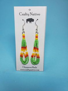 Native Fire 3 Tear Drop Dangle Green Earrings - Etsy.de Southwestern Green Earrings With Colorful Beads, Southwestern Style Green Earrings With Colorful Beads, Southwestern Green Beaded Dangle Earrings, Southwestern Green Earrings With Dangling Beads, Southwestern Green Beaded Dangling Earrings, Southwestern Green Beaded Earrings For Gift, Green Southwestern Beaded Earrings Gift, Green Southwestern Beaded Earrings For Gift, American Desert